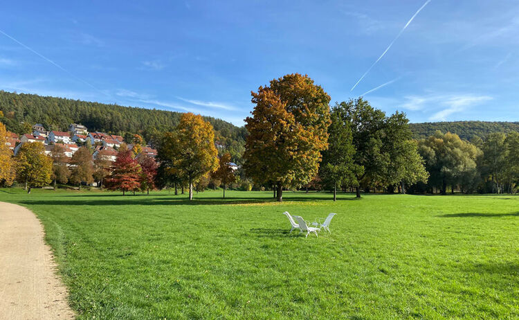 Kurpark Herbst C Staatsbad Und Touristik Bad Bocklet Gmbh